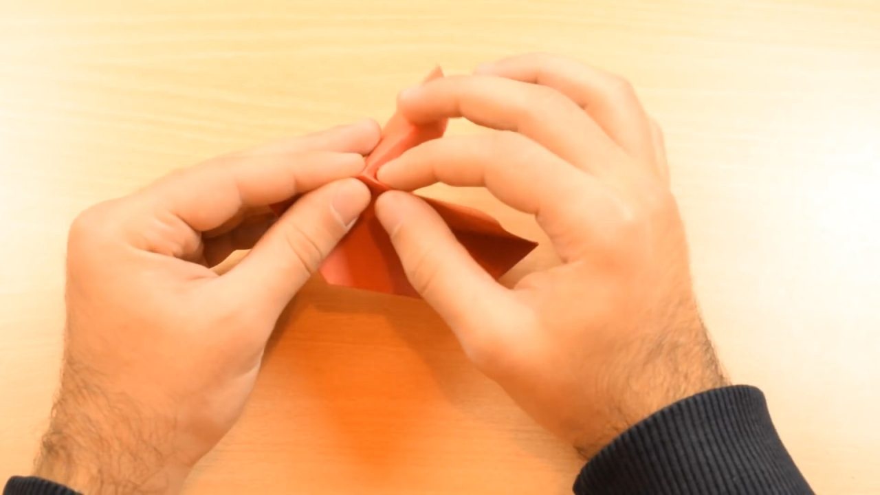 Птичка из бумаги: простая инструкция