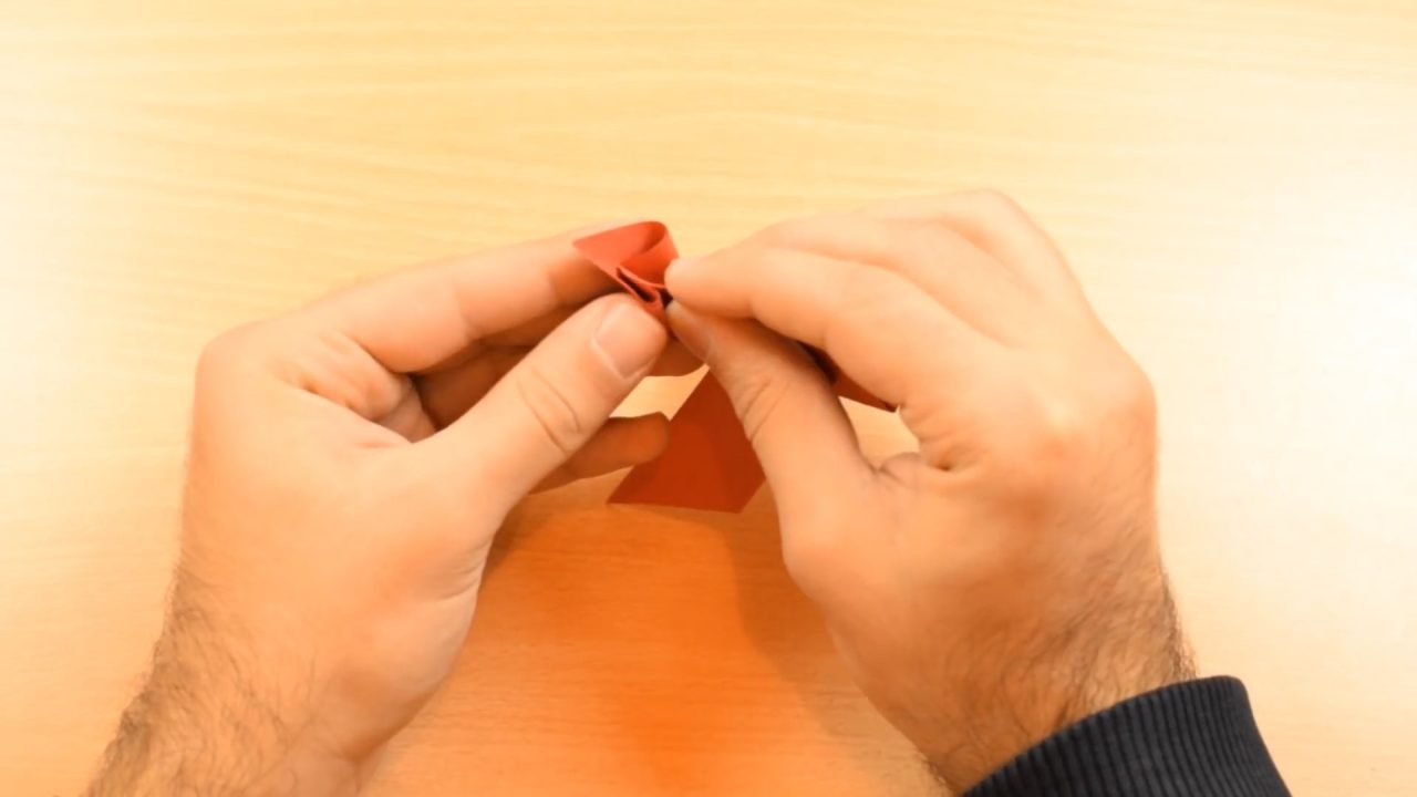 Птичка из бумаги: простая инструкция