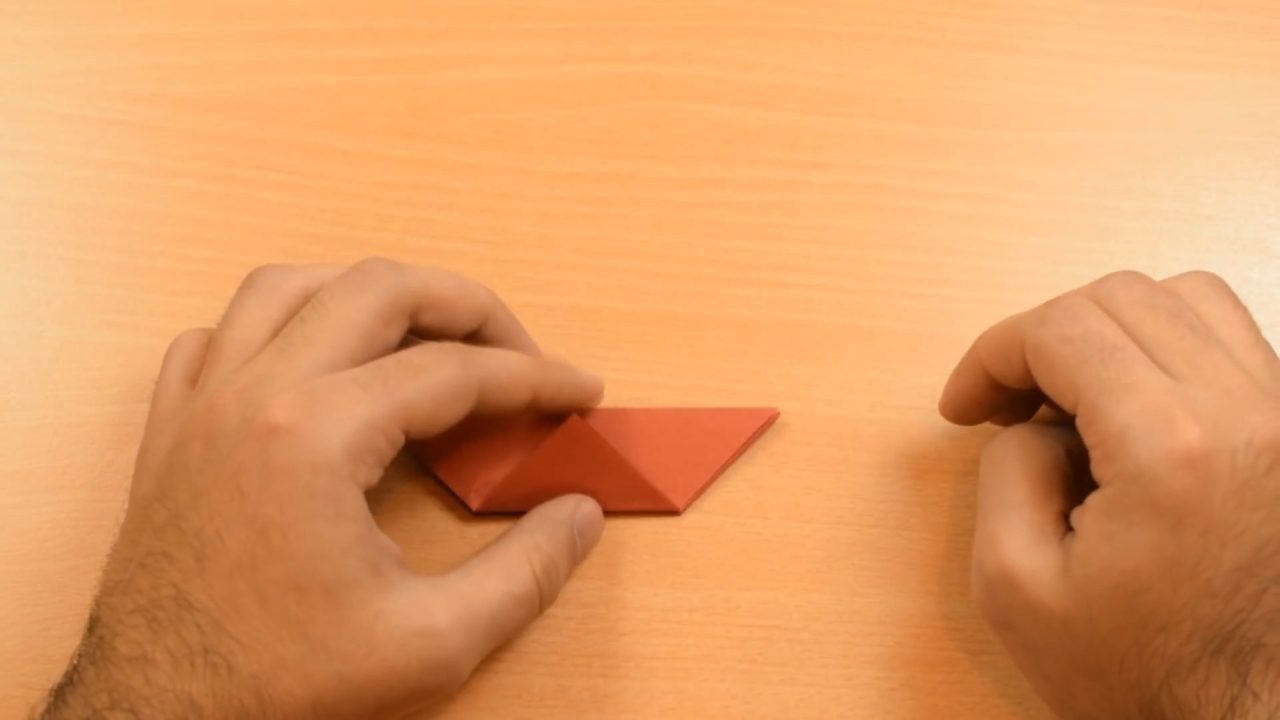 Птичка из бумаги: простая инструкция
