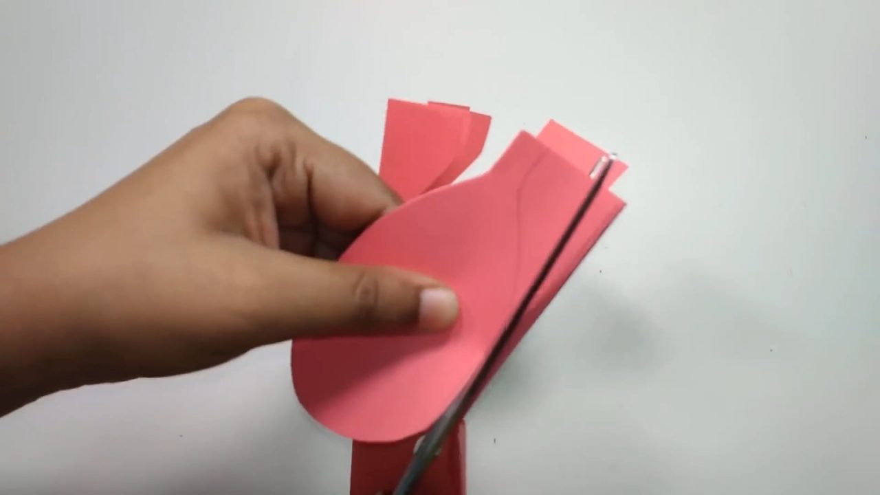 Тюльпан из бумаги: смогут даже дети