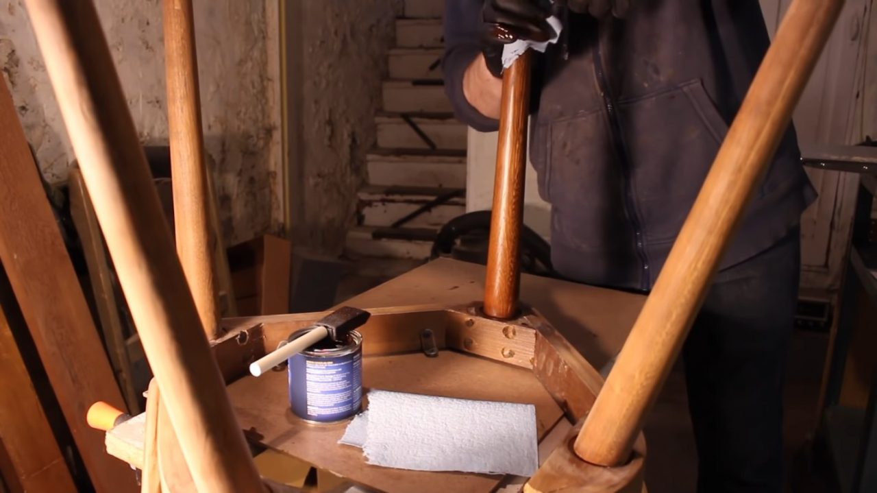 Мастер класс по реставрации старого стула