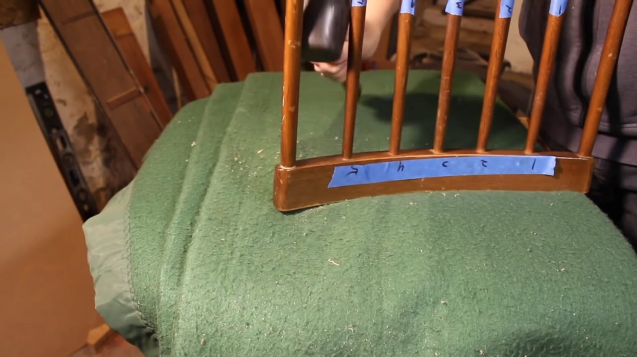 Мастер класс по реставрации старого стула