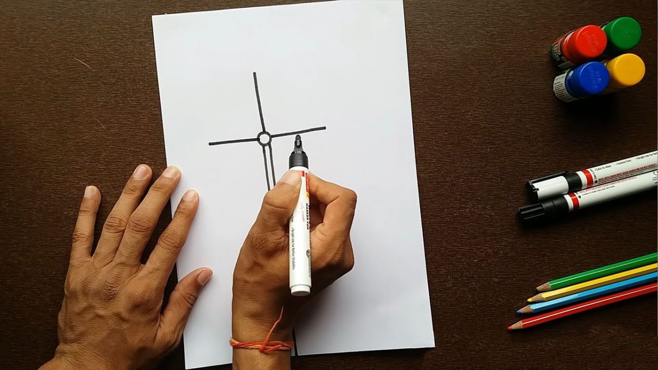 Рисуем одуванчик поэтапно. Обучение для начинающик