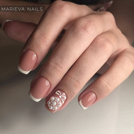 Французский маникюр. 300 фото новинок дизайна