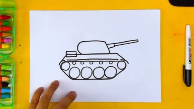 Как нарисовать танк карандашом и не только. 162 рисунка для срисовки