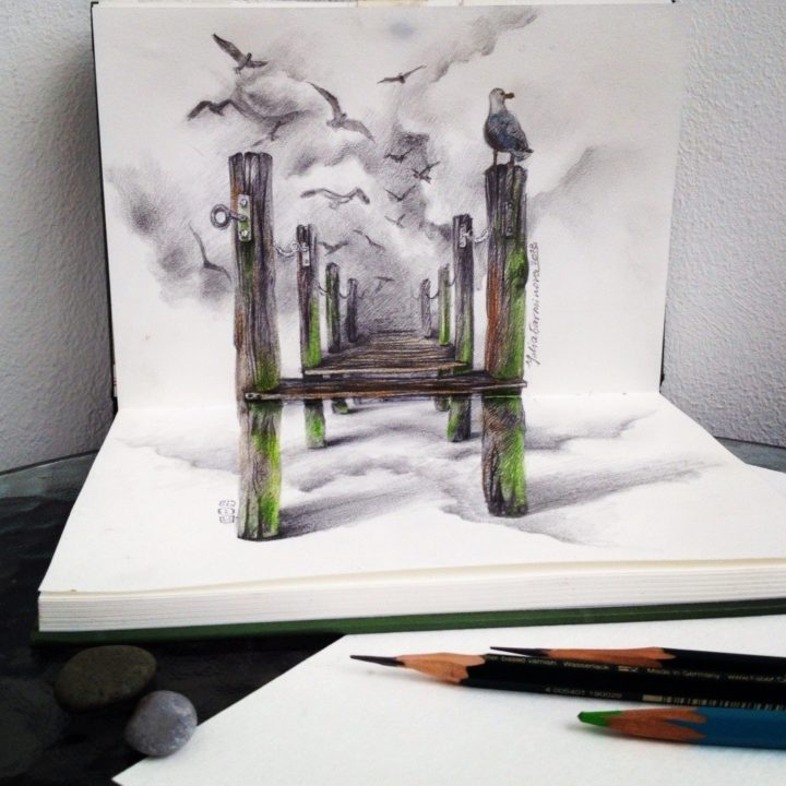 150 объемных 3D рисунков карандашом и не только
