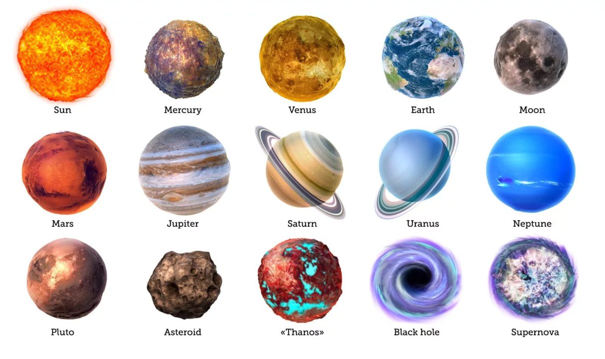 90 картинок и рисунков с планетами солнечной системы